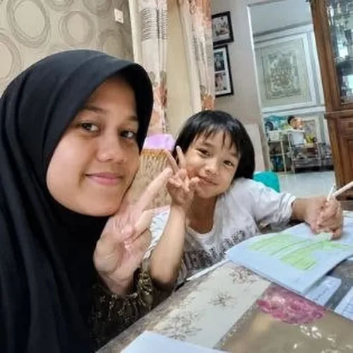 Momen belajar bersama guru privat Sainspiq Kidz 3