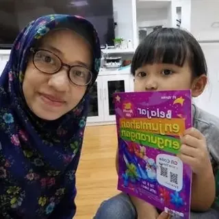 Momen belajar bersama guru privat Sainspiq Kidz 8